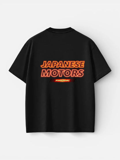 Remera Familyarg Japanese City Supersized Negro