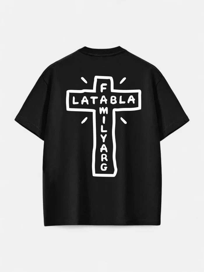 Remera Familyarg + LaTabla Cruz Negro