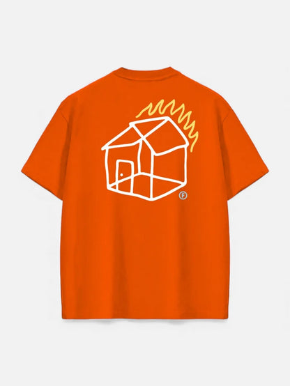 Remera Familyarg + Vagoart Home Naranja
