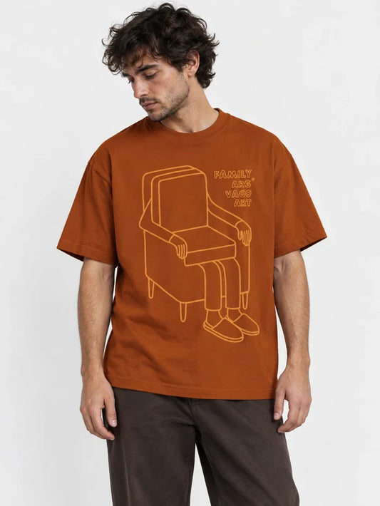 Remera Familyarg + Vagoart Slipper Supersized Habano — vista principal