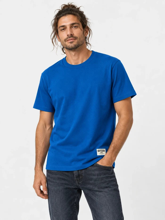 Remera Gotcha Basic Azul Frances — vista principal