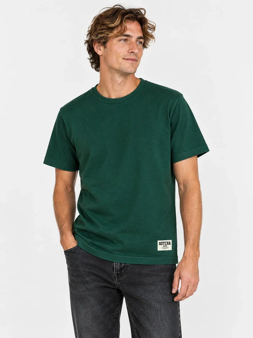 Remera Gotcha Basic Verde Ingles — vista principal