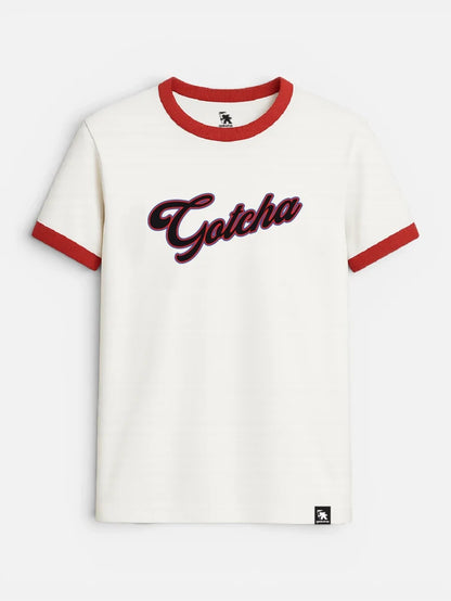 Remera Gotcha Coke Ringer Blanco