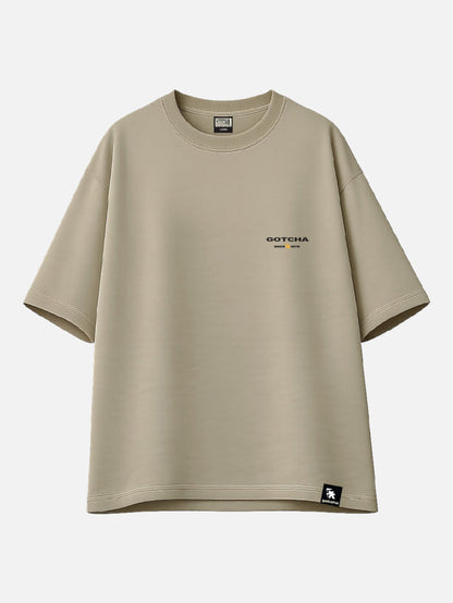 Remera Gotcha Desert Oversize Beige