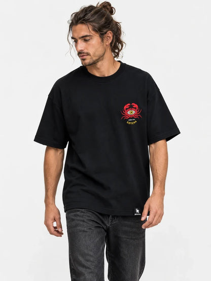 Remera Gotcha Eyecrab Oversize Negro — vista principal