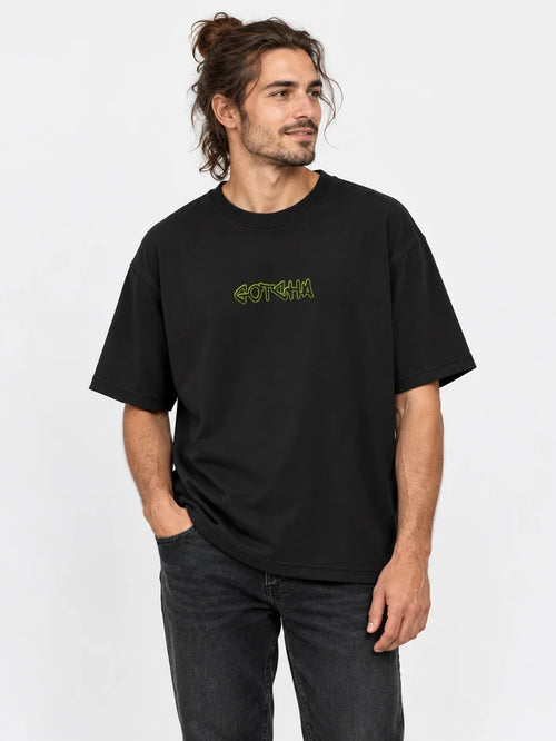 Remera Gotcha Marker Oversize Negro — vista principal