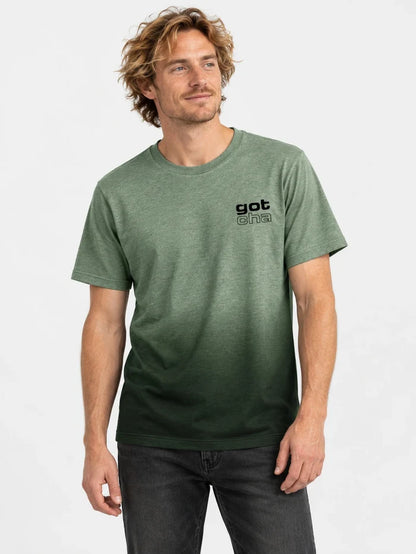 Remera Gotcha Not Even Dyed Verde — vista principal