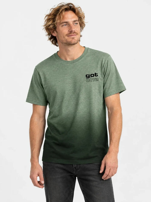 Remera Gotcha Not Even Dyed Verde — vista principal