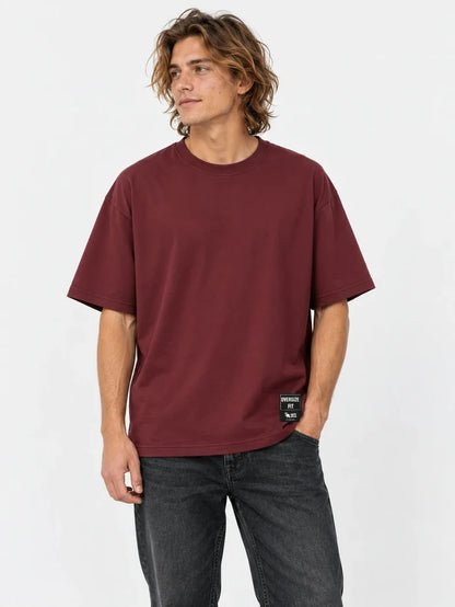 Remera Gotcha Solid Oversize Bordo — vista principal