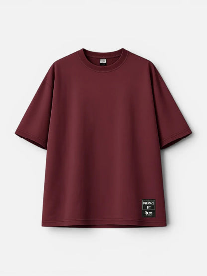 Remera Gotcha Solid Oversize Bordo
