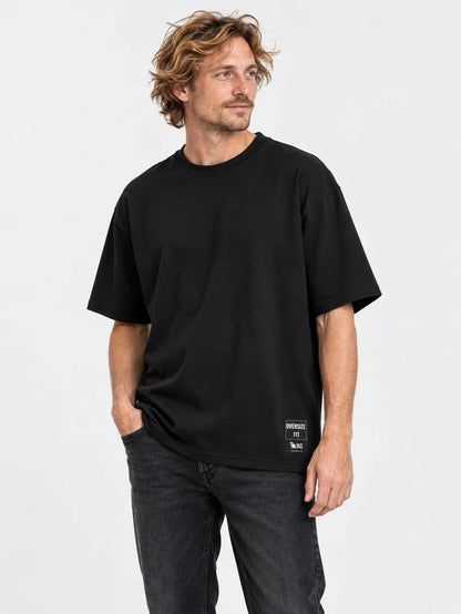 Remera Gotcha Solid Oversize Negro — vista principal