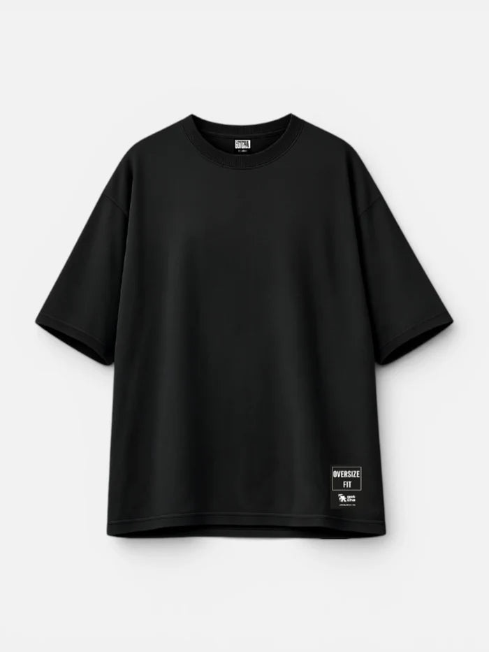 Remera Gotcha Solid Oversize Negro