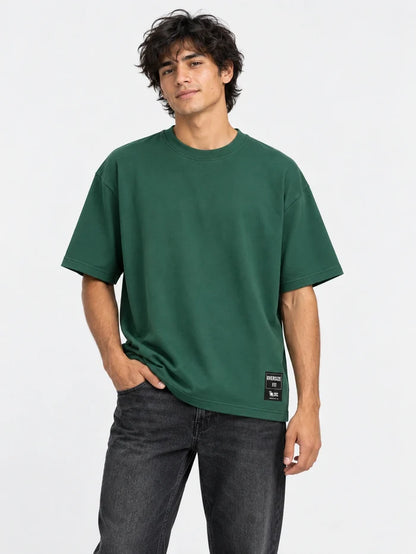 Remera Gotcha Solid Oversize Verde Ingles — vista principal