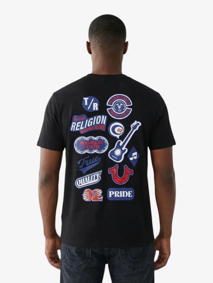 Remera True Religion Embroidery Patch Negro