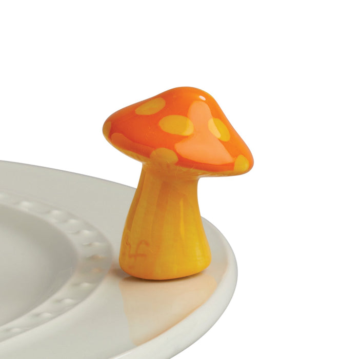 Retired Nora Fleming Mini Mushroom A262 Funky Fungi