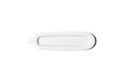 Stone Small Dot Mini Entertaining Skinny Oval Platter Happy Everything