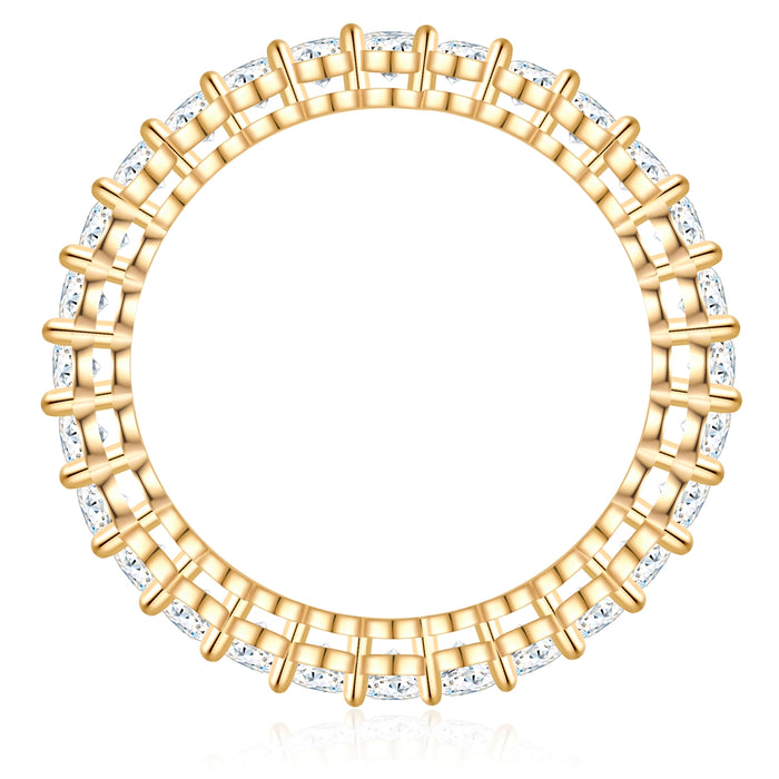 Ring CIRCLE gold mit Zirkonia