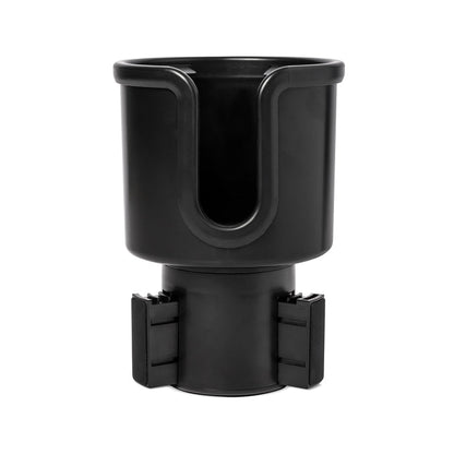 Matte black road cup with open back design, displayed against white background.