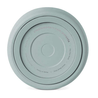 Silicone bottom in soft sage green color for ICE-100-SGS product, shown against neutral background with uniform muted celadon tone throughout
