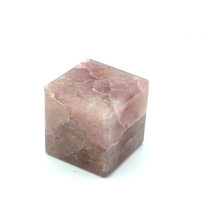 Rose Quartz 3cm Cube - Zero Point Crystals