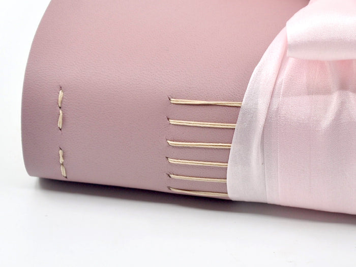 Rose Quartz One of a Kind Leather Journal