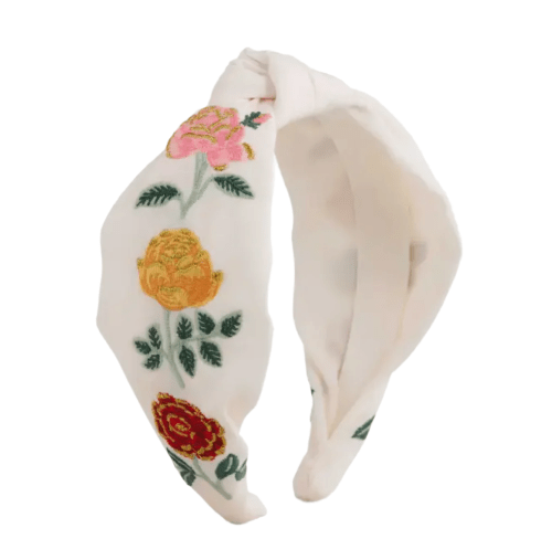 Rifle Paper Co. Roses Embroidered Headband