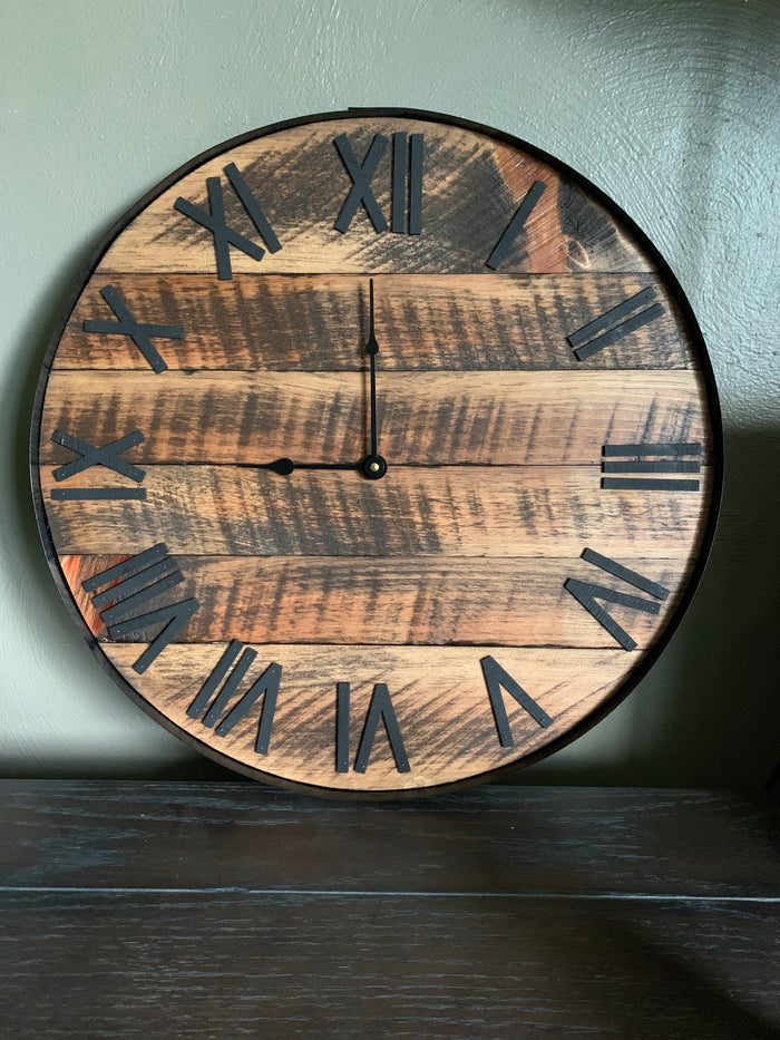 Rustic Barnwood Wall Clock