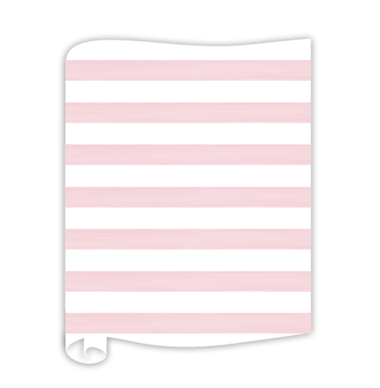 Rosanne Beck Party Salmon Pink Cabana Stripe Runner