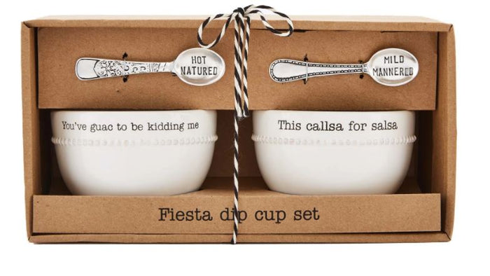 Salsa And Guac Dip Bowl Set Mud Pie Circa
