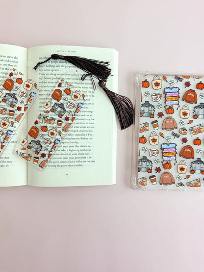 S.H. Pumpkin Patch E Reader Case and/or Bookmark [Combined Listing]