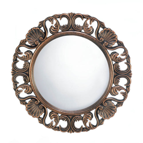 Shells Round Wall Mirror