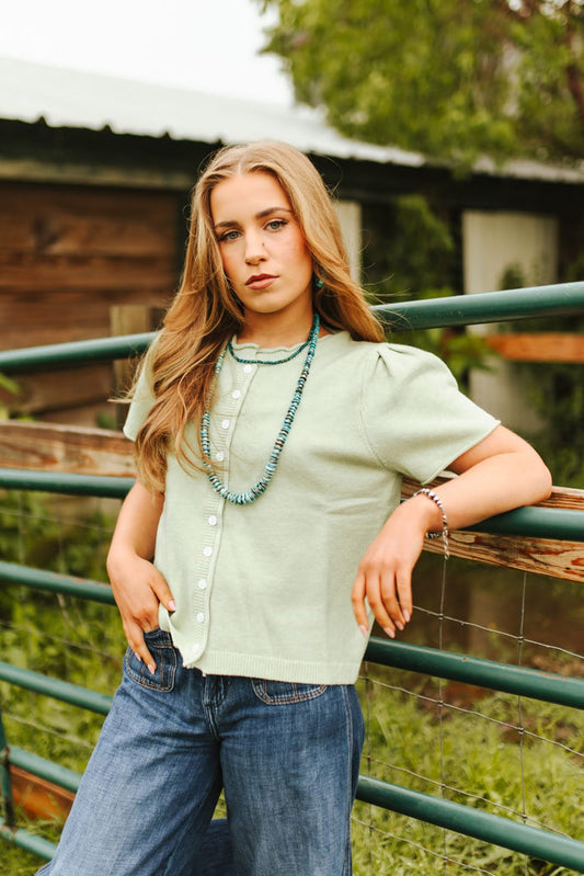 Short Sleeve Sweater CardiganS