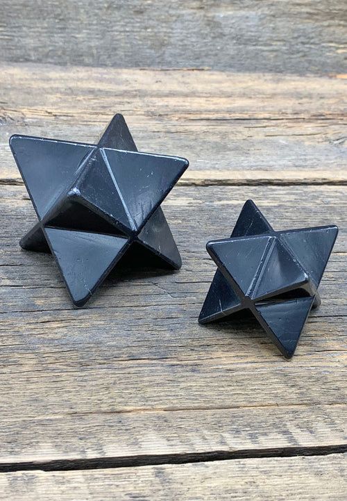 Shungite Merkaba - Zero Point Crystals