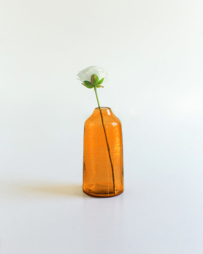 Siena Handblown Hammered Bud Vase