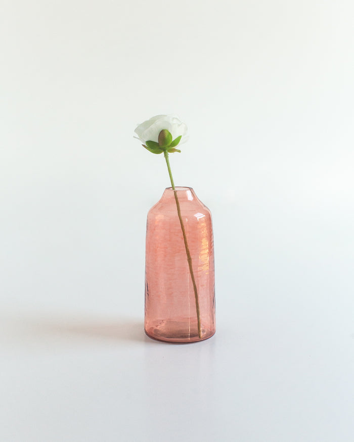 Siena Handblown Hammered Bud Vase