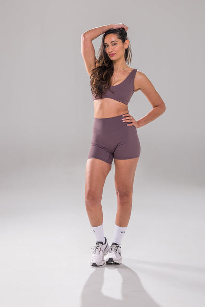 Silhouette Short - Cacao Plum