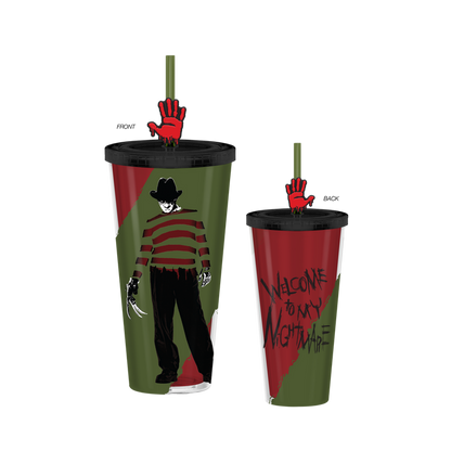 Silver Buffalo A Nightmare on Elm Street Springwood High 24oz Plastic Cold Cup