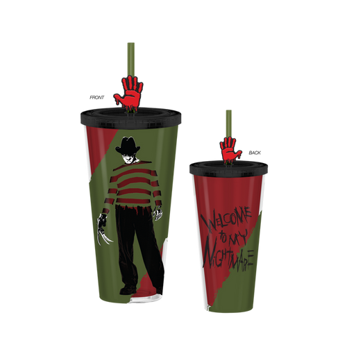 Silver Buffalo A Nightmare on Elm Street Springwood High 24oz Plastic Cold Cup