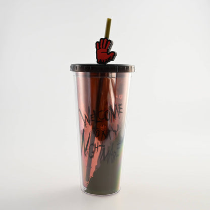 Silver Buffalo A Nightmare on Elm Street Springwood High 24oz Plastic Cold Cup