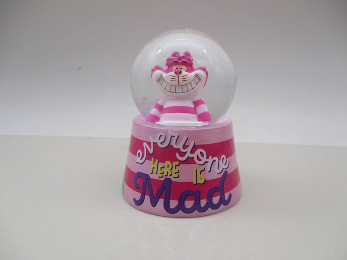 Silver Buffalo Alice in Wonderland Cheshire Cat 45mm Light Up Snow Globe