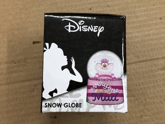 Silver Buffalo Alice in Wonderland Cheshire Cat 45mm Light Up Snow Globe