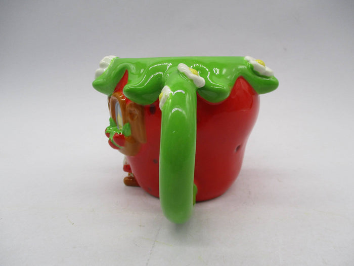 Silver Buffalo Strawberry Shortcake Cake Ceramic 3D Sculpted Mug