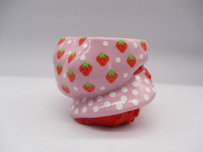Silver Buffalo Strawberry Shortcake Head Ceramic 3D Sculpted Mug