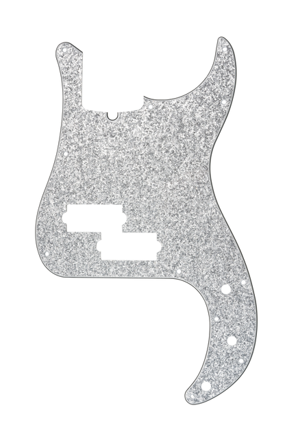 D'Andrea USA Silver Sparkle | P Bass Pickguard