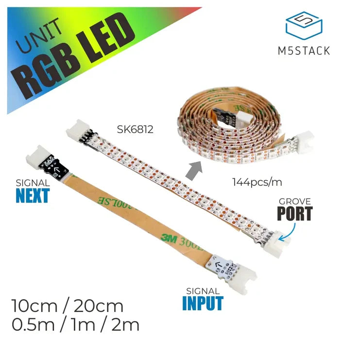 SK6812 Digital RGB LED Strip - m5stack-store