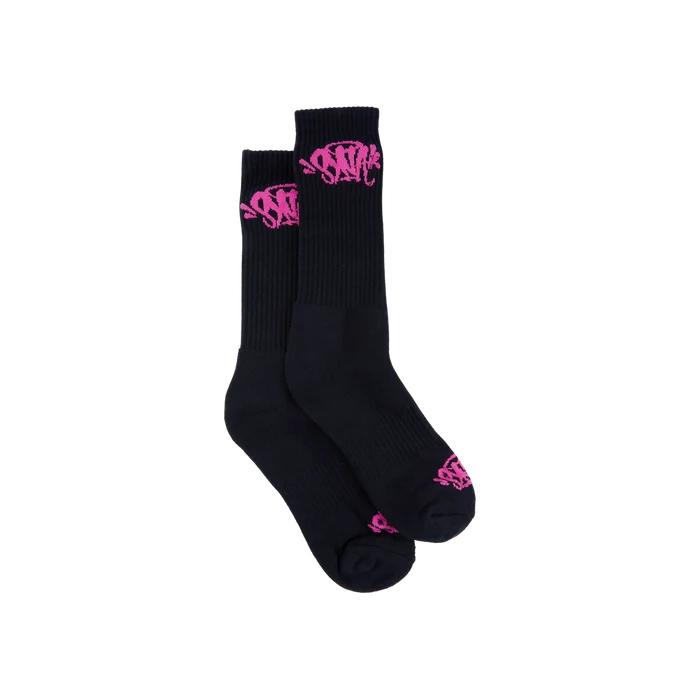 Skarpetki Syna World 2-Pack Black/Pink Syna World Skarpetki