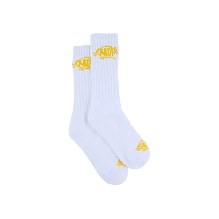 Skarpetki Syna World 2-Pack White/Yellow Syna World Skarpetki