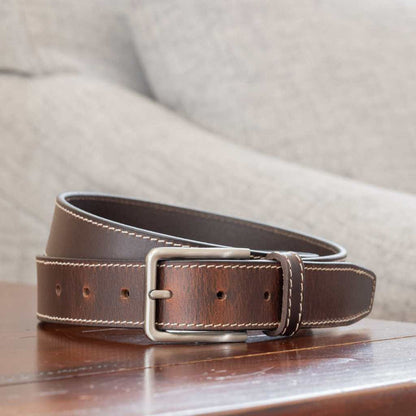 Slick City Leather Belt Set by Nickel Zero®