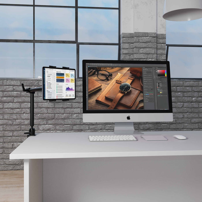 Slim-Grip® Tablet Holder with Clamp Mount and 22" Arm