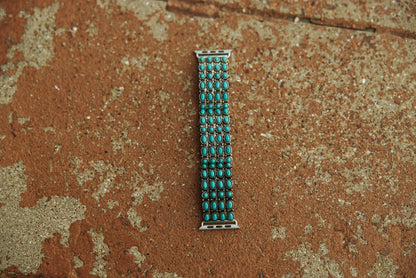 Snake Eyes Turquoise Apple Watch Stretch Band38/41 (mm)